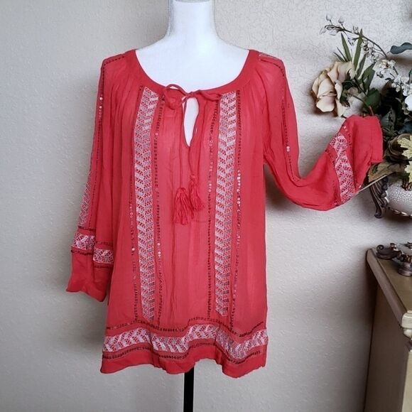 Tommy Bahama High Twist Peasant Top, size S - Picture 8 of 8